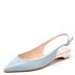 [KUHEE] Sling-back(8189-1K) 2cm-Flat Shoes Sheepskin Pastel Color Daily Modern Handmade Shoes-Made in Korea